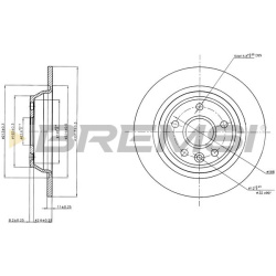 stabdžių diskas (1vnt)  stabdžių diskas (1vnt)