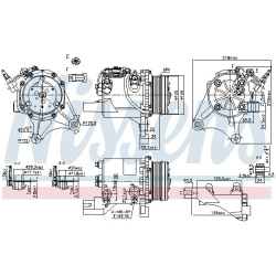 kompresorius, oro kondicionierius <small>** FIRST FIT **</small>