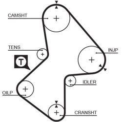  paskirstymo diržas <small>PowerGrip™</small>