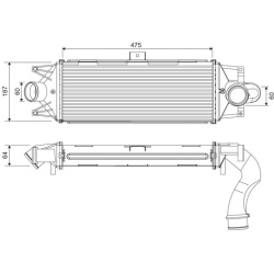 tarpinis suslėgto oro aušintuvas, kompresorius  tarpinis suslėgto oro aušintuvas, kompresorius
