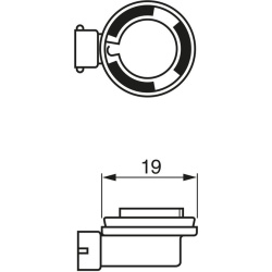  lemputė, priekinis žibintas <small>Pure Light WS</small>