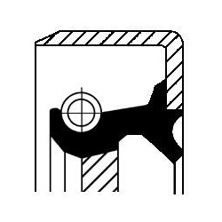  veleno sandariklis, alkūninis velenas