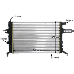  radiatorius, variklio aušinimas <small>BEHR</small>