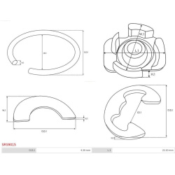  remonto komplektas, starteris <small>Brand new AS-PL</small>