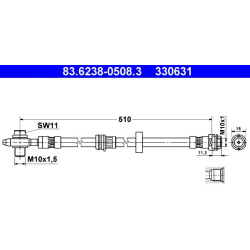  stabdžių žarnelė
