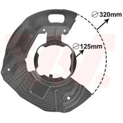  apsauginis skydas, stabdžių diskas