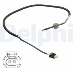  jutiklis, išmetamųjų dujų temperatūra