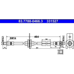 stabdžių žarnelė  stabdžių žarnelė