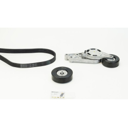  V formos rumbuotas diržas, komplektas