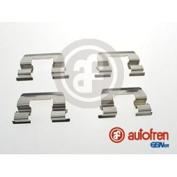 priedų komplektas, diskinių stabdžių trinkelės  priedų komplektas, diskinių stabdžių trinkelės