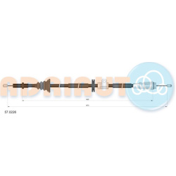  trosas, stovėjimo stabdys