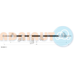  trosas, stovėjimo stabdys