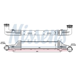  tarpinis suslėgto oro aušintuvas, kompresorius <small>** FIRST FIT **</small>