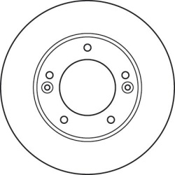  stabdžių diskas (1vnt) <small>TRW SINGLE</small>