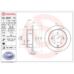  stabdžių diskas (1vnt) <small>PRIME LINE - UV Coated</small>