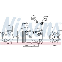  kompresorius, oro kondicionierius <small>** FIRST FIT **</small>