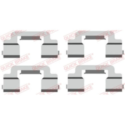  priedų komplektas, diskinių stabdžių trinkelės