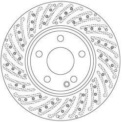  stabdžių diskas (1vnt) <small>TRW SINGLE</small>