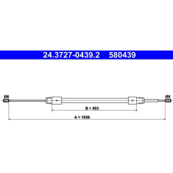 trosas, stovėjimo stabdys  trosas, stovėjimo stabdys