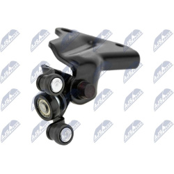  ritinėlio kreiptuvas, atstumiamos durys