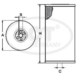  kuro filtras <small>ST 756</small>