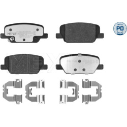  stabdžių trinkelių rinkinys, diskinis stabdys <small>MEYLE-PD: Advanced performance and design.</small>