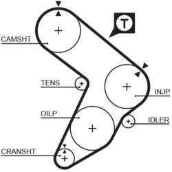  paskirstymo diržas <small>PowerGrip™</small>