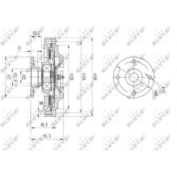  sankaba, radiatoriaus ventiliatorius