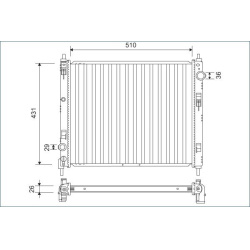  radiatorius, variklio aušinimas