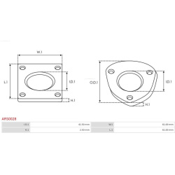  remonto komplektas, kintamosios srovės generatorius <small>Brand new AS-PL</small>