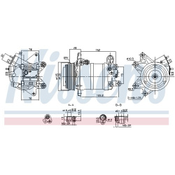  kompresorius, oro kondicionierius <small>** FIRST FIT **</small>