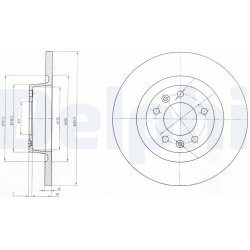  stabdžių diskas (1vnt)