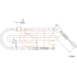  trosas, stovėjimo stabdys