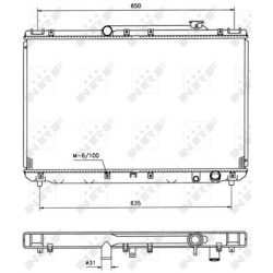  radiatorius, variklio aušinimas <small>EASY FIT</small>