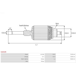  ankeris, starteris <small>Brand new AS-PL</small>