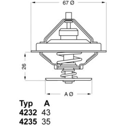  termostatas, aušinimo skystis