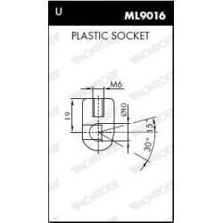  dujinė spyruoklė, gaubtas <small>MONROE MaxLift</small>