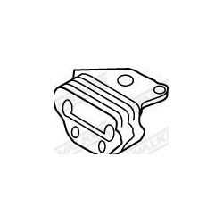  laikiklis, išmetimo sistema