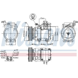  kompresorius, oro kondicionierius <small>** FIRST FIT **</small>