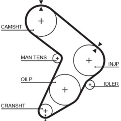  paskirstymo diržas <small>PowerGrip™</small>