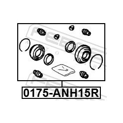  remonto komplektas, stabdžių apkaba