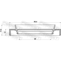  sandariklis, kardaninis velenas