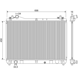  radiatorius, variklio aušinimas