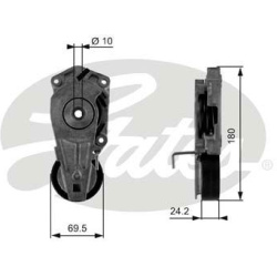  diržo įtempiklis, V formos rumbuotas diržas <small>DriveAlign™</small>