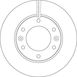  stabdžių diskas (1vnt)