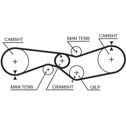  paskirstymo diržas <small>PowerGrip™</small>