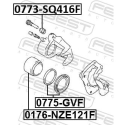 kreipiančiųjų movų rinkinys, stabdžių apkaba  kreipiančiųjų movų rinkinys, stabdžių apkaba