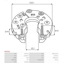  lygintuvas, kintamosios srovės generatorius <small>AS</small>