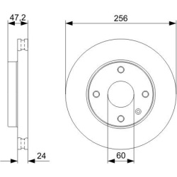  stabdžių diskas (1vnt)