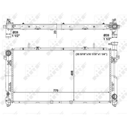  radiatorius, variklio aušinimas <small>EASY FIT</small>